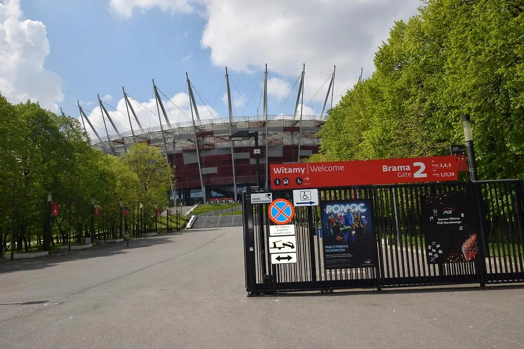 Elegant Apartment Stadion Narodowy 바르샤바 폴란드